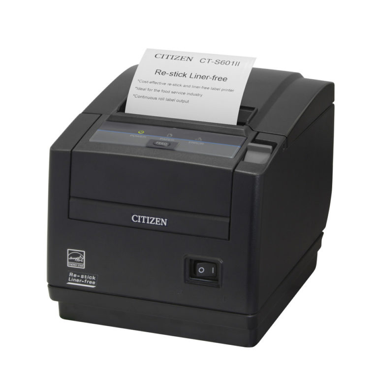 Citizen announces CT-S601IIR – Point of Sale Re-stick, Liner-free Printing Solution
