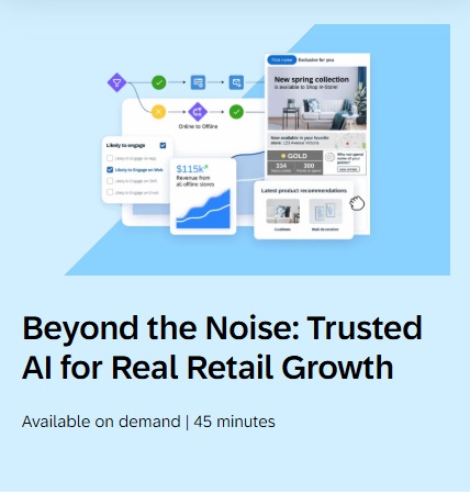 See how SAP Emarsys helps retailers deliver trusted, relevant customer experiences.